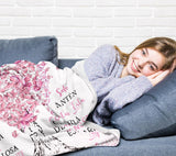 Gifts for Sister Blanket, “La mejor Hermana del Mundo”, From Sister, Birthday Christmas Graduation Holiday, Inspirational Motivational