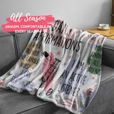 Blanket for Nurse Practitioner Gifts, “Nurse Practitioner Daily Affirmations”, From Family or Friends, Birthday Christmas Graduation, Inspirational