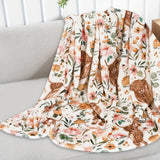 Gifts for Daughter Blanket, “You Are Wild and Free”, From Mom Dad, Birthday, Christmas, Graduation, Inspirational Motivational