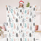 Blanket for Son Gifts, “Merry Christmas Trees”, From Parents, Christmas Birthday Holiday, Inspirational