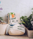 Blanket for Plant Lover Gifts, “Things I Do In My Spare Time”, From Friends Family, Birthday Christmas Holiday, Inspirational Theme