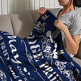 Blanket for Couple Gifts, “Marriage Prayer May Our Words Be Kind and Our Thoughts Gracious”, From Husband Wife, Birthday Christmas Anniversary, Inspirational Faith