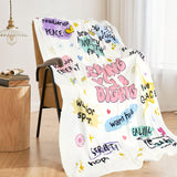 Blanket for Son Gifts, “Sending You a Big Hug”, From Parents, Birthday, Everyday Encouragement, Motivational Inspirational