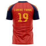 Spain National Team LAMINE YAMAL No.19 Home Jersey