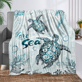 Gifts for Sea Lovers Blanket, “Love Sea”, From Parents, Birthday, Christmas, Everyday Encouragement, Inspirational Theme