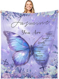 Blanket for Daughter Gifts, “You Are Chosen Made for a Purpose a Child of God”, From Mom Dad Parents, Birthday Christmas Graduation, Inspirational