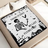 Blanket for Son Gifts, “There It Goes My Last Flying Fu❤️”, From Parents, Birthday, Christmas, Graduation, Motivational Inspirational