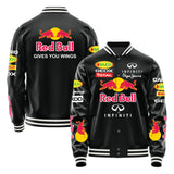 Red Bull Racing Team Retro Bomber Casual Varsity Jacket