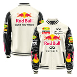 Red Bull Racing Team Retro Bomber Casual Varsity Jacket