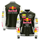 Red Bull Racing Team Retro Bomber Casual Varsity Jacket