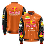 Red Bull Racing Team Retro Bomber Casual Varsity Jacket