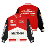 Marlboro Ferrari Racing Team F1 Inspired Collectible Apparel Casual Varsity Jacket