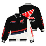 Honda HRC Racing Team Heritage MotoGP Inspired Apparel Casual Varsity Jacket