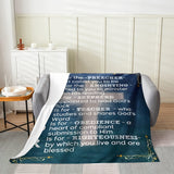 Gifts for Pastor Blanket - P is for the Preacher God called you to be,” From Congregation, Birthday, Christmas, Everyday Encouragement, Inspirational Motivational