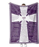 Blanket for Son Gifts, “There Shall Not Be Any Sickness Among You”, From Parents, Birthday, Graduation, Christmas, Inspirational