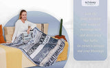 Blanket for Retirement Gifts, “Retirement Rules: Happy Retirement”, From Family Friends, Birthday Christmas Holiday, Inspirational Theme