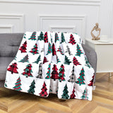 Blanket for Son Gifts, “Merry Christmas Trees”, From Parents, Christmas Birthday Holiday, Inspirational