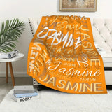 Blanket for Daughter Gifts - Jasmine - From Parents, Birthday, Christmas, Everyday Encouragement, Inspirational