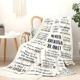 Mental Health Blanket for Gifts - My Mental Breakdown Blanket - From Family Friends, Birthday Christmas Everyday Encouragement, Inspirational Motivational