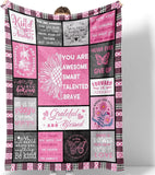 Gifts for Son Blanket, “Daily Reminders”, From Mom Dad, Birthday, Graduation, Christmas, Everyday Encouragement, Inspirational Motivational