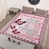 Gifts for Granddaughter Blanket - To My Granddaughter Never forget that I love you - From Grandparents, Birthday, Christmas, Everyday Encouragement, Inspirational