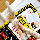 Gifts for Woman Blanket - This Is My True Crime Watching Blanket - From Parents, Birthday Christmas Holiday, Motivational Crime