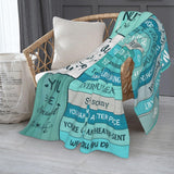 Gifts for Nurse Blanket, “Best Nurse Ever”, From Family Friends, Birthday Christmas Graduation Holiday, Inspirational Motivational