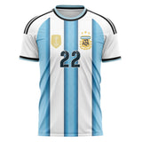 Argentina National Team L.MARTINEZ No.22 Home Jersey