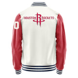 Houston Rockets Varsity Letter Jacket Custom Letter & Number