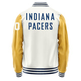 Indiana Pacers Varsity Letter Jacket Custom Letter & Number