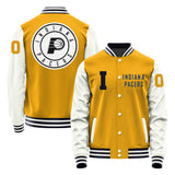 Indiana Pacers Varsity Letter Jacket Custom Letter & Number