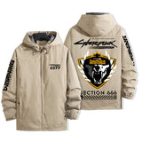 Cyberpunk 2077 Animals Section 666 Men's Windbreaker Assault Jacket