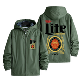 Miller Pilsner Vintage Hoodie Men's Windbreaker Assault Jacket