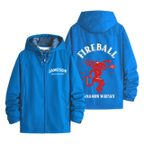 Fireball Cinnamon Whiskey Men's Windbreaker Assault Jacket