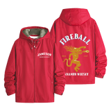 Fireball Cinnamon Whiskey Men's Windbreaker Assault Jacket