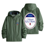 Michelob Ultra Logo Men's Windbreaker Assault Jacket