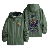 Miller Lite Wild Bear Design Men's Windbreaker Assault Jacket