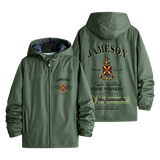 Jameson Irish Whiskey Inspired Design Men's Windbreaker Assault Jacket