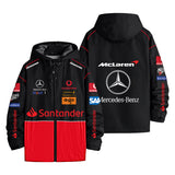 Red Mercedes Vintage Racing Jacket Men's Windbreaker Assault Jacket