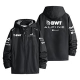 BWT Alpine Team Softshell with Logos for Fans Men's Windbreaker Assault Jacket