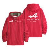 Alpine Formula 1 Team Hooded Apparel Men's Windbreaker Assault Jacket