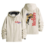 Marlboro Cowboy Western Style Men's Windbreaker Assault Jacket