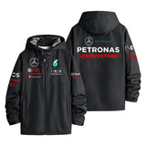 Mercedes-AMG Petronas Formula 1 Team Official Sponsor Merchandise Men's Windbreaker Assault Jacket