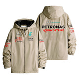 Mercedes-AMG Petronas Formula 1 Team Official Sponsor Merchandise Men's Windbreaker Assault Jacket