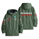 Mercedes-AMG Petronas Formula 1 Team Official Sponsor Merchandise Men's Windbreaker Assault Jacket