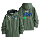 Alpine Formula 1 Team Official Sponsor Merchandise Men's Windbreaker Assault Jacket