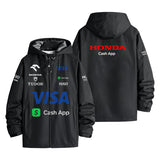 Honda Racing Team Visa Official Branded Apparel Men's Windbreaker Assault Jacket