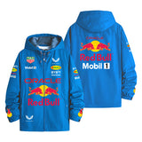 Oracle Red Bull F1 Team Official Sponsor Apparel Men's Windbreaker Assault Jacket