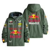 Oracle Red Bull F1 Team Official Sponsor Apparel Men's Windbreaker Assault Jacket