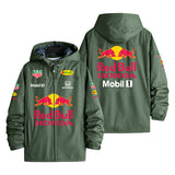 Red Bull Racing Honda Team Mobil 1 Official Apparel Men's Windbreaker Assault Jacket